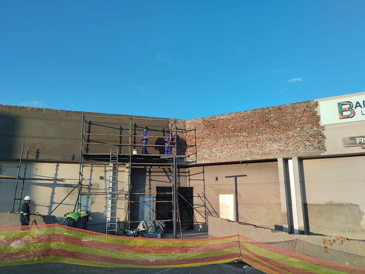 Botshabelo Mall, Free State Botshabelo Mall wall renovation