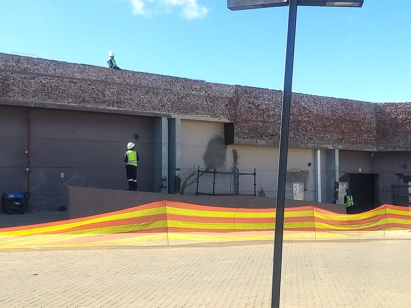 Botshabelo Mall, Free State Botshabelo Mall wall renovation